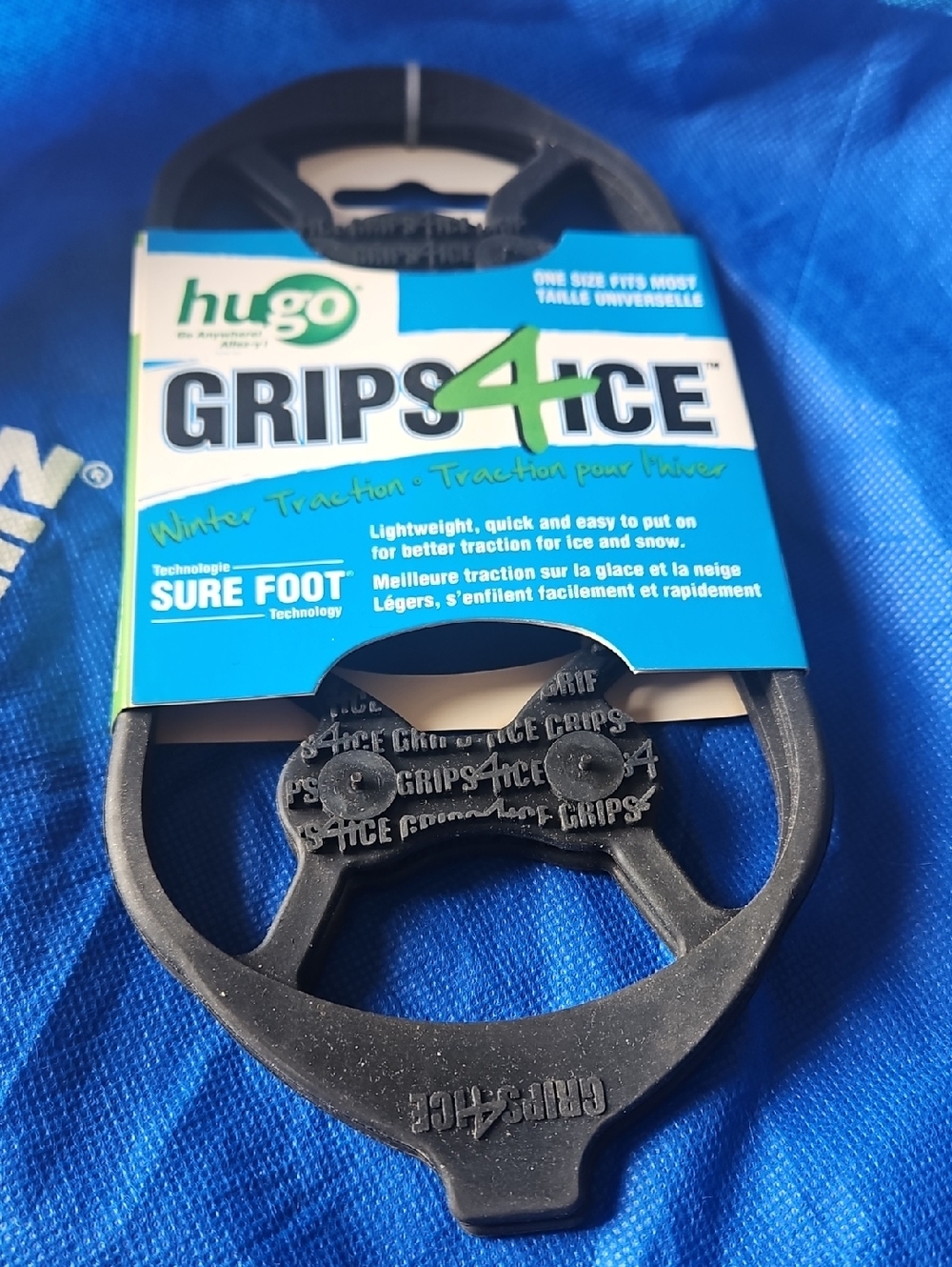 🌟3/$25🌟 HUGO Grips4Ice Traction Cleats - Black